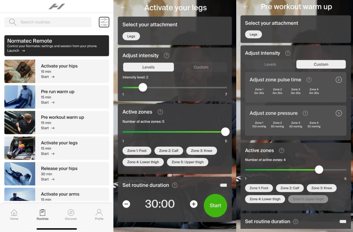 App interface